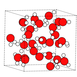 View structure H2O molecular dynamics simulation