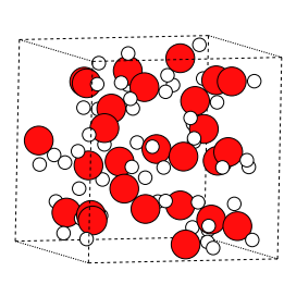 View structure H2O molecular dynamics simulation